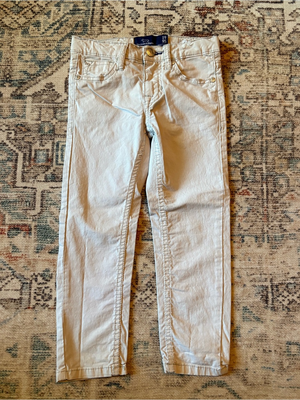 Harmont & Blain light tan pants, boys 5